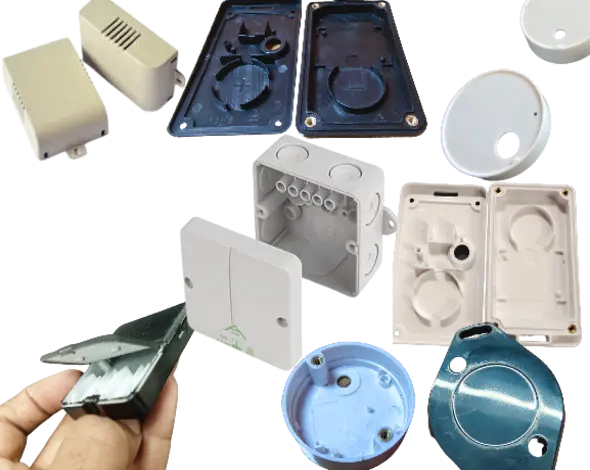 custom injection molded electrical panel enclosure